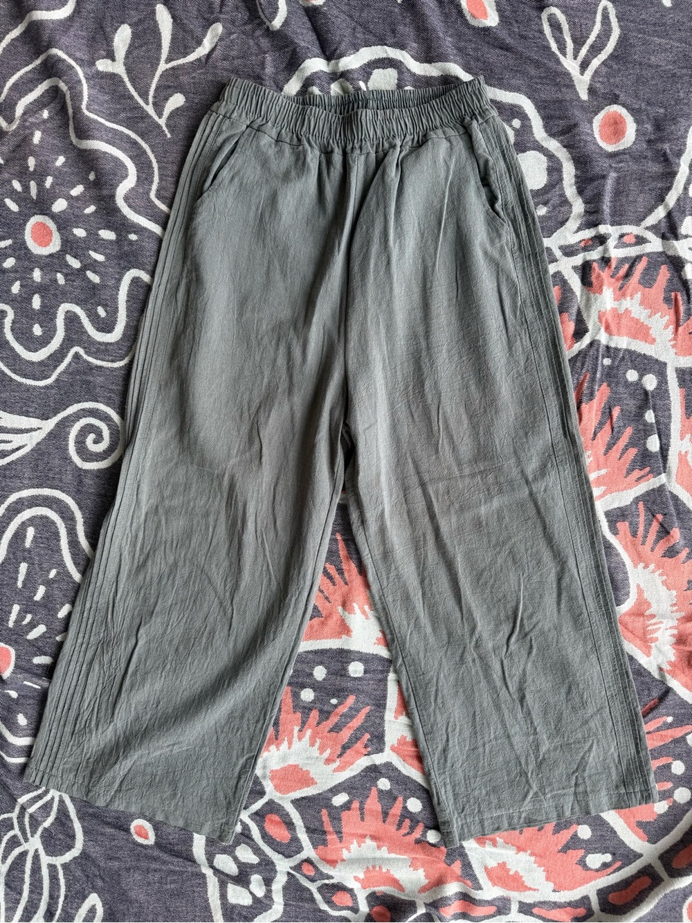 Blue/Gray linen Pants